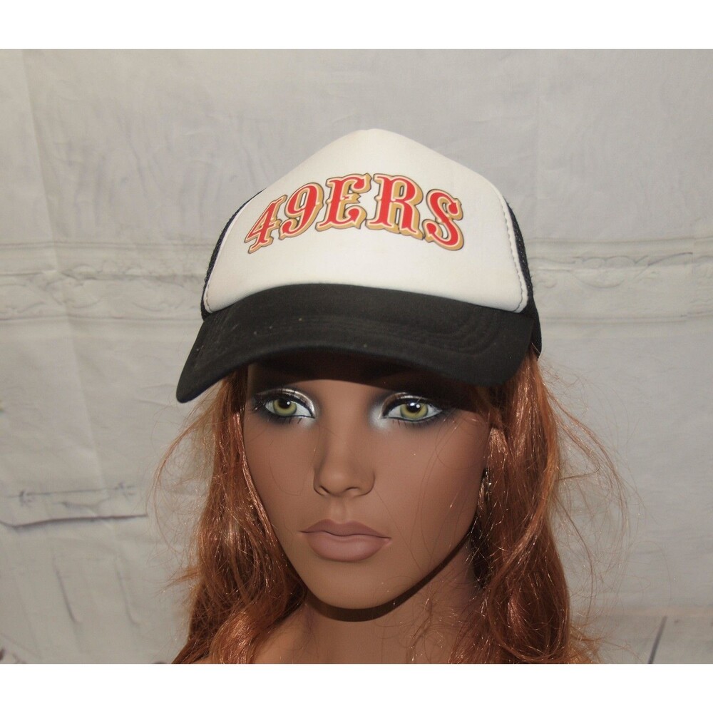 San Francisco 49ers snapback cap hat Trucker Style Foam & Mesh 80's 90's NFL Cap - Picture 2 of 5